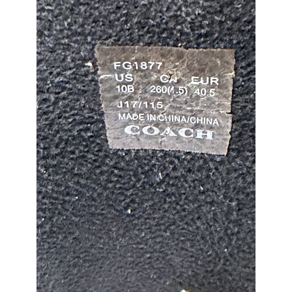 Coach FG1877 Classic Signature Embossed Rain Boot Size 10B - Picture 9 of 10